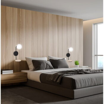 Čierne nástenné svietidlo Ponio - Candellux Lighting - Image 2