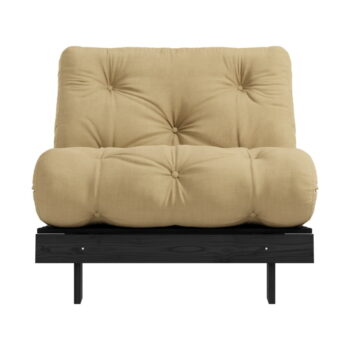 Kreslo v horčicovej farbe Roots Black Night – Karup Design