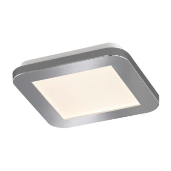 Sivé LED stropné svietidlo 17x17 cm Gotland – Fischer & Honsel