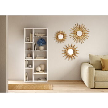 Biela knižnica 77x180 cm Iris – TemaHome - Image 5