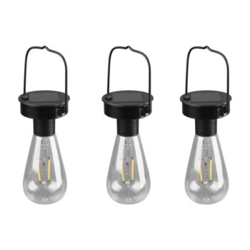 LED závesné solárne vonkajšie svietidlo ø 7 cm Campus - Trio - Image 3