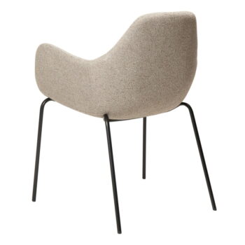 Béžové kreslo z textílie buklé Zimmer – DAN-FORM Denmark - Image 5