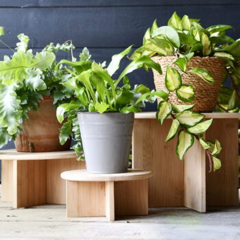 Bambusový stojan na kvety ø 18 cm – Esschert Design - Image 2