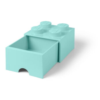 Svetlomodrý úložný box štvorec LEGO® - Image 4