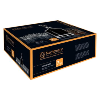 Súprava karafy a 6 pohárov na whisky z krištáľového skla Nachtmann Aspen Whisky Set – Obrázok 5