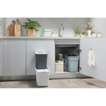 Svetlozelený odpadkový kôš na triedený odpad z recyklovaného plastu 20 l Ready To Collect – Curver - Image 3