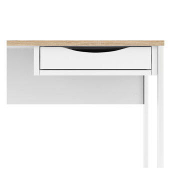 Biely pracovný stôl Tvilum Function Plus, 130 x 48 cm – Obrázok 3