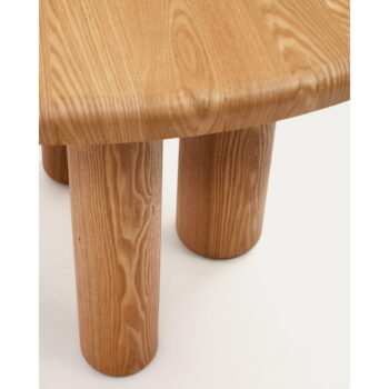 Okrúhly jedálenský stôl v dekore jaseňa ø 120 cm Mailen – Kave Home - Image 3