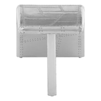 Kovový okrúhly konferenčný stolík v striebornej farbe 55x130 cm Avro – Premier Housewares - Image 6