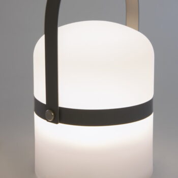 Sivá vonkajšia lampa Kave Home Janvir, výška 16 cm - Image 7