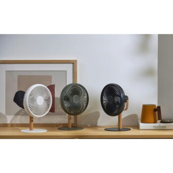 Zelená stolová lampa s ventilátorom na diaľkové ovládanie (výška 26 cm) Beyond – Gingko - Image 8