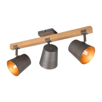 Bodové svietidlo v tmavo sivo-prírodnej farbe 14x54 cm Bell – Trio - Image 2