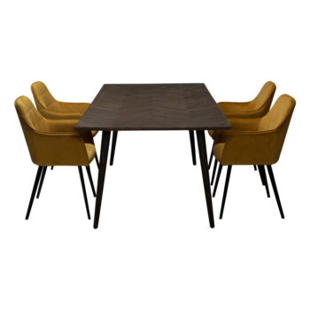 Jedálenský stôl v dekore brestu 100x220 cm Bone – DAN-FORM Denmark - Image 3