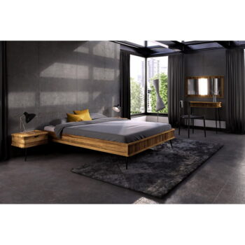 Dvojlôžková posteľ z dubového dreva 180x200 cm Kula - The Beds – Obrázok 5