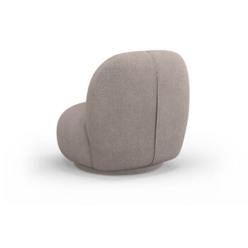 Béžové kreslo z textílie buklé Chuck – Micadoni Home - Image 3