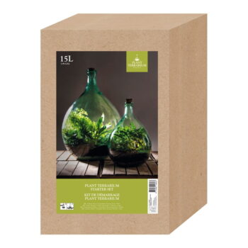 Sklenené rastlinné terárium s nástrojmi na pestovanie Esschert Design, 15 l - Image 8