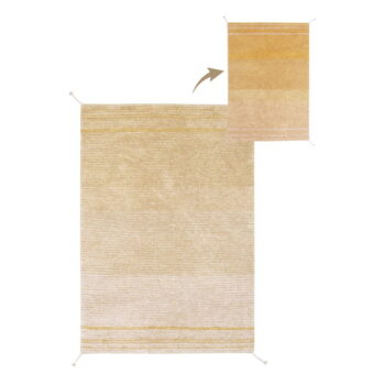 Okrovožltý bavlnený koberec 170x240 cm Twin Amber – Lorena Canals - Image 9