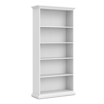 Biela knižnica 96x201 cm Paris – Tvilum – Obrázok 6