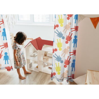 Detský záves s prímesou ľanu 140x248 cm Everywhere – Playmobil - Image 2