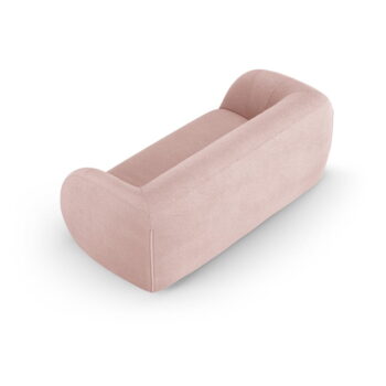 Svetloružová pohovka z textílie buklé 210 cm Essen – Cosmopolitan Design - Image 3