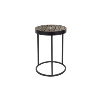 Kovový odkladací stolík Dutchbone Sari, ⌀ 33 cm