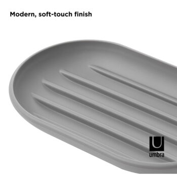 Sivá plastová mydlenka Touch – Umbra - Image 3
