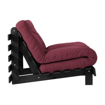 Vínovočervené kreslo Roots Black Night – Karup Design – Obrázok 3