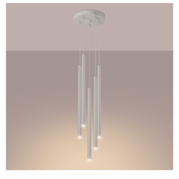Krémové závesné svietidlo ø 25 cm Fideus – Nice Lamps - Image 2