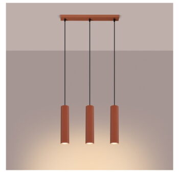Závesné svietidlo v tehlovej farbe Gleam – Nice Lamps – Obrázok 5