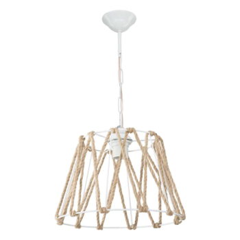 Stropné svietidlo v bielo-prírodnej farbe 55x30 cm – Squid Lighting - Image 3