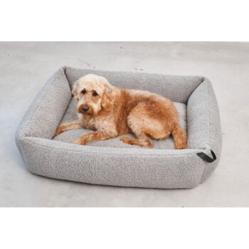 Sivý pelech pre psa z materiálu buklé 71x91 cm Senso Pebble M – MiaCara - Image 10