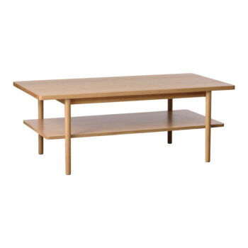 Konferenčný stolík s doskou v dubovom dekore v prírodnej farbe 45x60 cm Ponza – Unique Furniture - Image 2