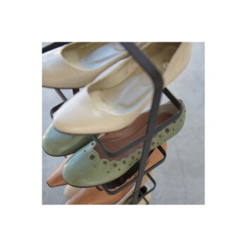 Čierny kovový stojan na topánky Tower Shoe Rack – YAMAZAKI – Obrázok 6