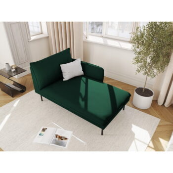 Tmavozelená zamatová leňoška (pravý roh) Vienna – Cosmopolitan Design - Image 4