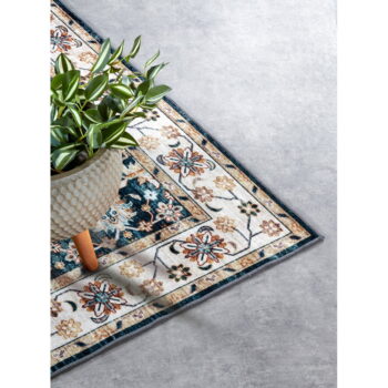 Modrý koberec 160x230 cm Saveh Blue Cream – Elle Decoration - Image 3