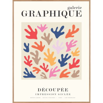 Plagát v ráme 31x41 cm Graphique 12 – Malerifabrikken