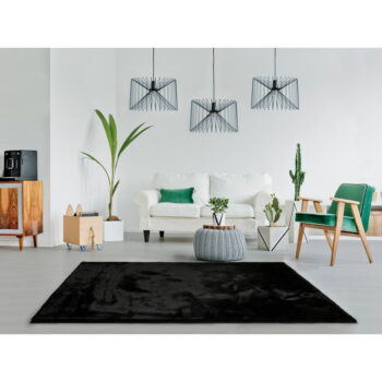Čierny koberec Universal Fox Liso, 120 x 180 cm - Image 2