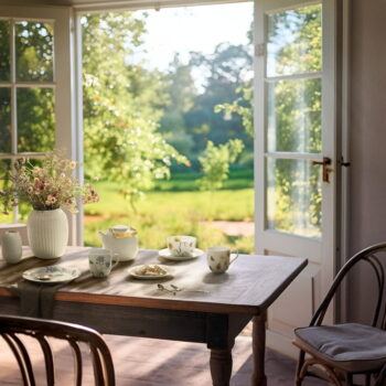 Biela porcelánová miska Hammershøi Summer – Kähler Design - Image 6