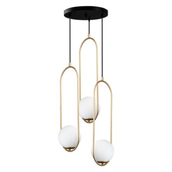 Závesné svietidlo v zlatej farbe Squid Lighting Arch, výška 146 cm – Obrázok 3