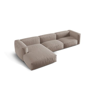 Béžová modulárna rohová pohovka (ľavý roh) Martina – Micadoni Home - Image 2
