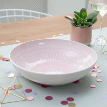 Bielo-ružová porcelánová servírovacia miska Villeroy & Boch Blossom, ⌀ 26 cm - Image 4