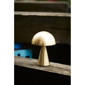 LED stmievateľná stolová lampa v zlatej farbe (výška 20 cm) Mush – Hübsch – Obrázok 3