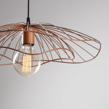 Závesné svietidlo v medenej farbe ø 50 cm Tel – Opviq lights - Image 5