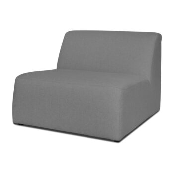 Sivý modul pohovky Roxy – Scandic - Image 4