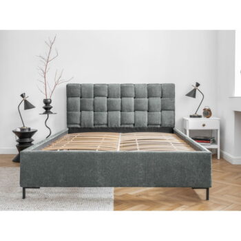 Svetlozelená čalúnená dvojlôžková posteľ s roštom 180x200 cm Eve – Miuform - Image 3