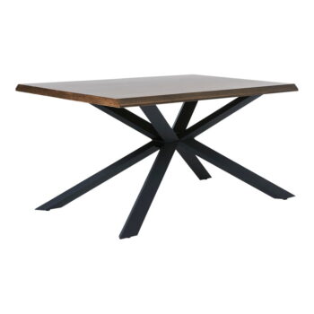 Hnedý jedálenský stôl s doskou v dubovom dekore 90x160 cm Arno – Unique Furniture - Image 2