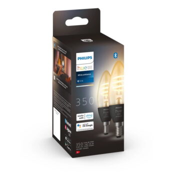 Filamentové žiarovky v súprave 2 ks E14, 5 W White ambiance – Philips Hue - Image 3