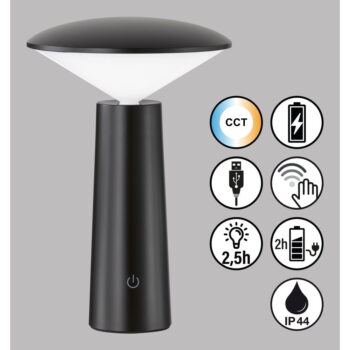 LED stmievateľné vonkajšie svietidlo so senzorom pohybu ø 14 cm Pinto – Fischer & Honsel - Image 5