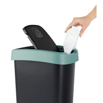 Odpadkový kôš z recyklovaného plastu 25 l Twist - Rotho – Obrázok 10