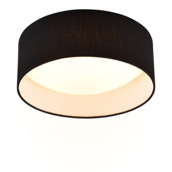 Čierne LED stropné svietidlo ø 30 cm Locarno – Trio - Image 2